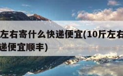 10斤左右寄什么快递便宜(10斤左右寄什么快递便宜顺丰)
