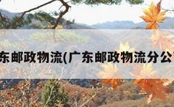 广东邮政物流(广东邮政物流分公司)