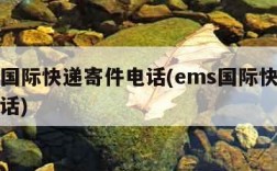 ems国际快递寄件电话(ems国际快递邮寄电话)