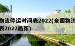 全国物流停运时间表2022(全国物流停运时间表2022最新)