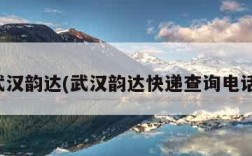 武汉韵达(武汉韵达快递查询电话)