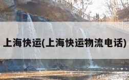 上海快运(上海快运物流电话)