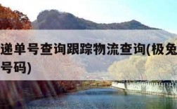 极兔快递单号查询跟踪物流查询(极兔快递单号查询号码)