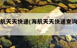 无锡海航天天快递(海航天天快递查询单号查询)