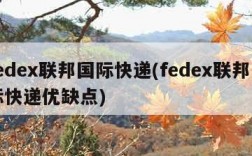 fedex联邦国际快递(fedex联邦国际快递优缺点)