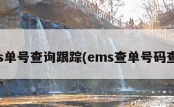 ems单号查询跟踪(ems查单号码查询)