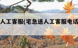 宅急送人工客服(宅急送人工客服电话怎么转人工)