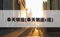 奉天银座(奉天银座c座)