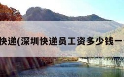深圳快递(深圳快递员工资多少钱一个月)