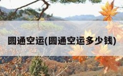 圆通空运(圆通空运多少钱)