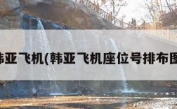 韩亚飞机(韩亚飞机座位号排布图)