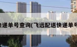 飞远快递单号查询(飞远配送快递单号查询)