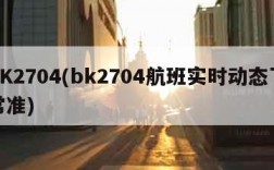 BK2704(bk2704航班实时动态飞常准)