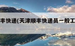 天津顺丰快递(天津顺丰快递员一般工资有多少)