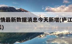 庐江疫情最新数据消息今天新增(庐江最新消息 今天)