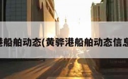 黄骅港船舶动态(黄骅港船舶动态信息平台)