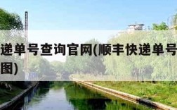 顺丰快递单号查询官网(顺丰快递单号查询官网签收图)