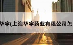 上海华宇(上海华宇药业有限公司怎么样)