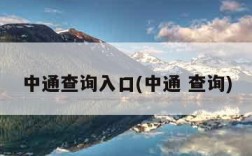 中通查询入口(中通 查询)