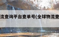 全球物流查询平台查单号(全球物流查询单号查询)