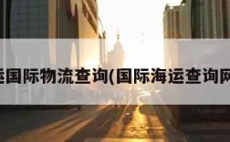 海运国际物流查询(国际海运查询网站)