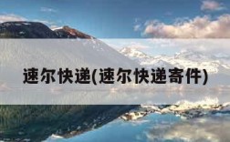速尔快递(速尔快递寄件)