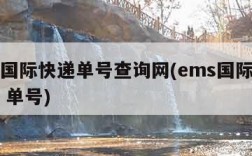 ems国际快递单号查询网(ems国际快递查询 单号)
