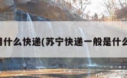 苏宁用什么快递(苏宁快递一般是什么快递)
