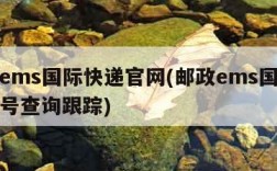 邮政ems国际快递官网(邮政ems国际快递单号查询跟踪)