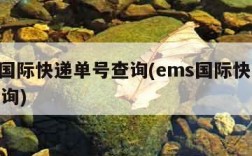 ups国际快递单号查询(ems国际快递价格查询)
