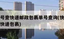 输入单号查快递邮政包裹单号查询(快递单号查邮政快递包裹)