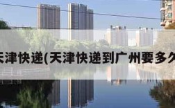 天津快递(天津快递到广州要多久)