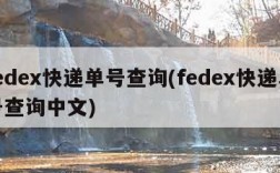 fedex快递单号查询(fedex快递单号查询中文)