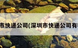 深圳市快递公司(深圳市快递公司有哪些)