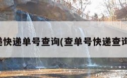 极速递快递单号查询(查单号快递查询中通)