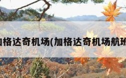 加格达奇机场(加格达奇机场航班)