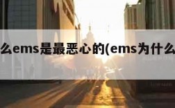 为什么ems是最恶心的(ems为什么那么贵)