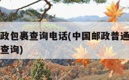 中国邮政包裹查询电话(中国邮政普通包裹电话号码查询)