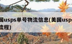 美国usps单号物流信息(美国usps寄件流程)