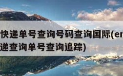 ems快递单号查询号码查询国际(ems国际快递查询单号查询追踪)