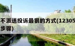 快递不派送投诉最狠的方式(12305网上申诉步骤)