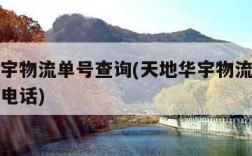 天地华宇物流单号查询(天地华宇物流单号查询客服电话)