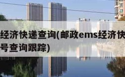 ems经济快递查询(邮政ems经济快递查询单号查询跟踪)
