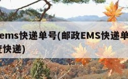 邮政ems快递单号(邮政EMS快递单号查询 查快递)