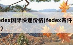 fedex国际快递价格(fedex寄件价格)