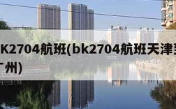 BK2704航班(bk2704航班天津到广州)