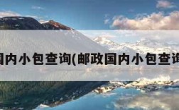 国内小包查询(邮政国内小包查询)