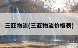 三亚物流(三亚物流价格表)