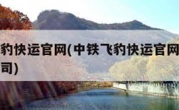 中铁飞豹快运官网(中铁飞豹快运官网电话浙江分公司)