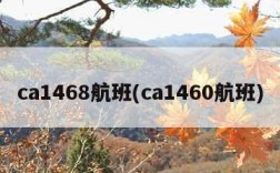 ca1468航班(ca1460航班)